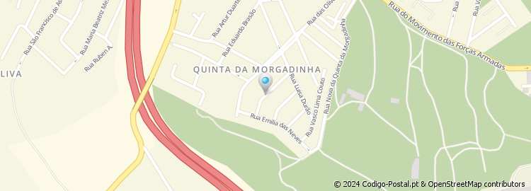 Mapa de Rua Adelina Fernandes