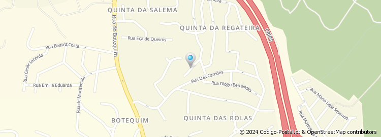 Mapa de Rua Agostinho Vasconcelos