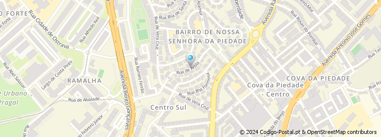 Mapa de Rua de Arzila