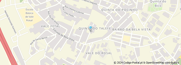 Mapa de Rua Francisco Costa