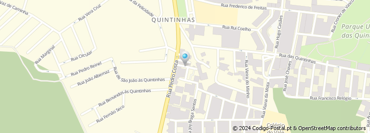 Mapa de Rua Inocêncio Santos