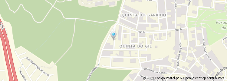 Mapa de Rua Quinta do Gil