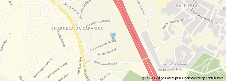 Mapa de Rua Roberto da Silva Sequeira