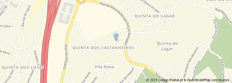 Mapa de Rua Rogério Paulo