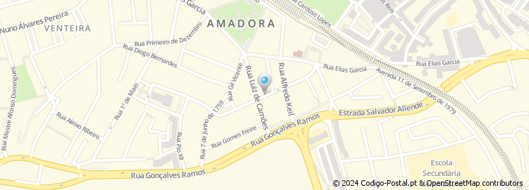 Mapa de Apartado 60004, Amadora