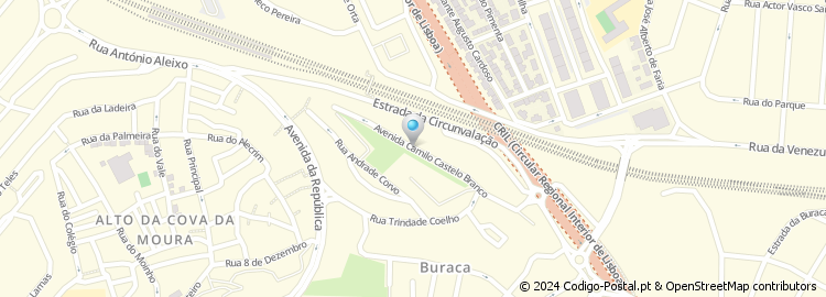 Mapa de Avenida Camilo Castelo Branco