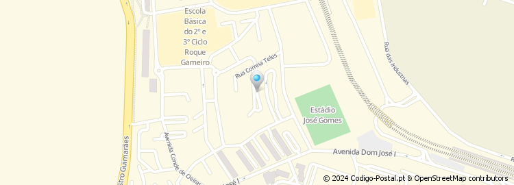 Mapa de Rua Correia Teles