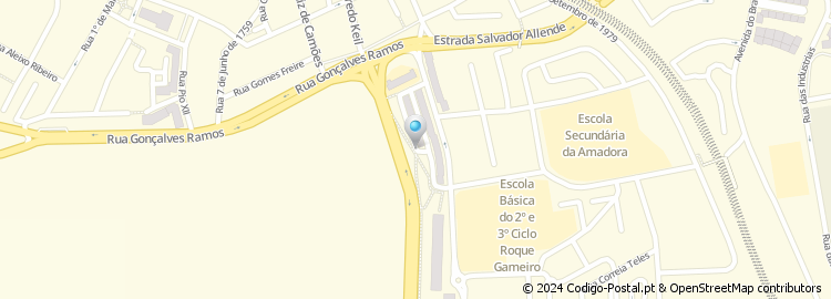 Mapa de Rua Doutor João de Barros