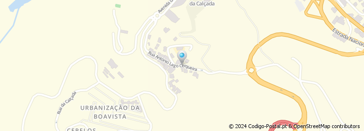 Mapa de Rua Eduardo Teixeira Pinto