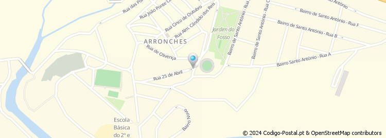 Mapa de Apartado 19, Arronches