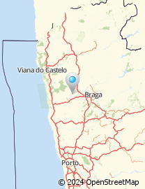 Mapa de Rua de Linhares de Água