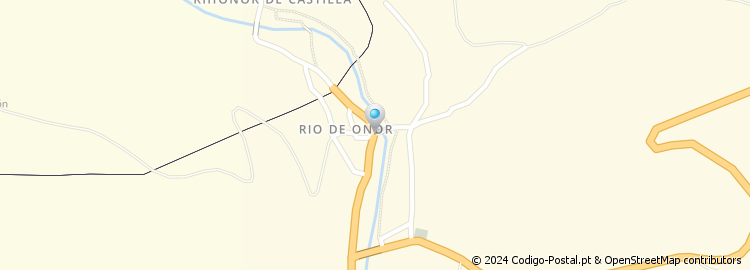 Mapa de Rio de Onor