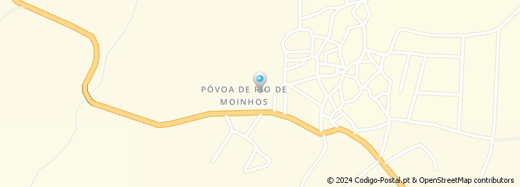 Mapa de Póvoa de Rio de Moinhos