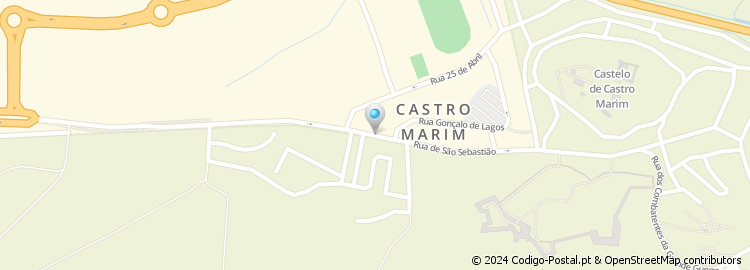 Mapa de Apartado 106, Castro Marim
