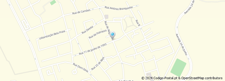 Mapa de Rua Fernando Pessoa
