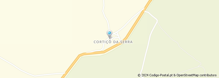 Mapa de Cortiçô da Serra