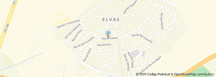 Mapa de Apartado 102, Elvas