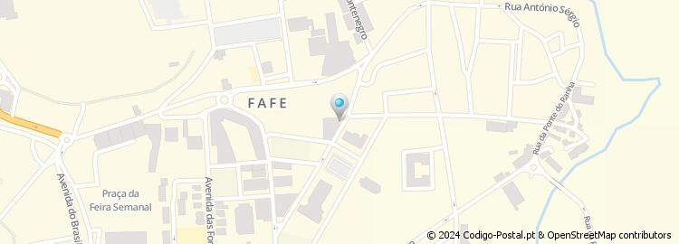 Mapa de Apartado 104, Fafe
