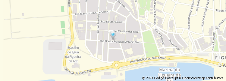 Mapa de Rua Doutor Francisco António Diniz