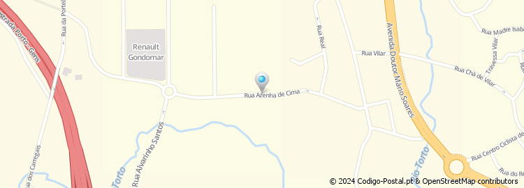 Mapa de Rua Azenha de Cima