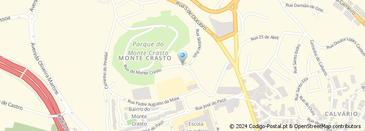 Mapa de Rua Monte São Pedro