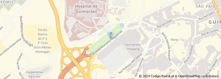 Mapa de Apartado 1039, Guimarães