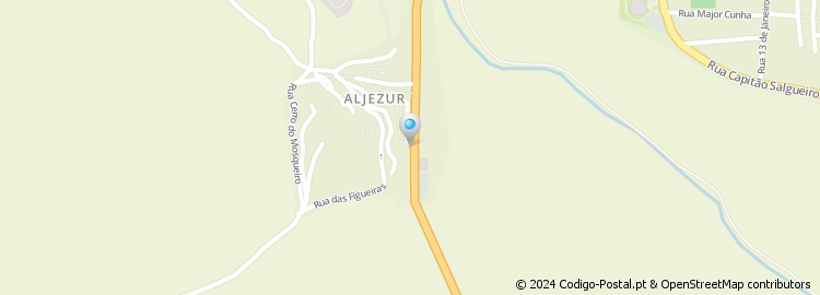 Mapa de Apartado 1040, Aljezur