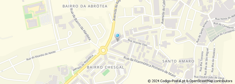 Mapa de Rua António Gago