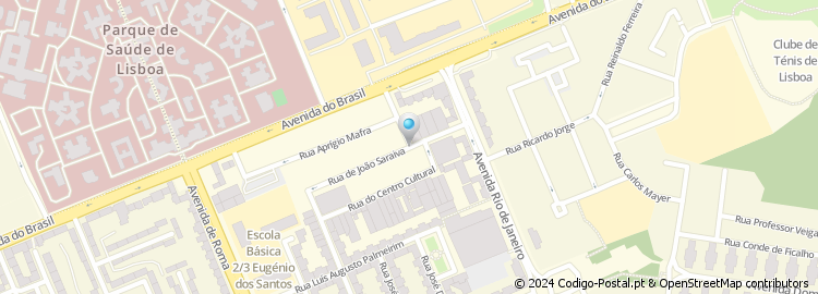 Mapa de Apartado 50014, Lisboa