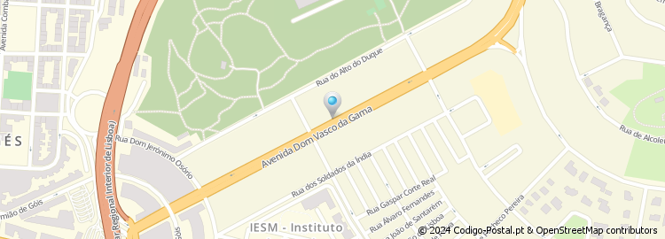Mapa de Avenida Dom Vasco da Gama
