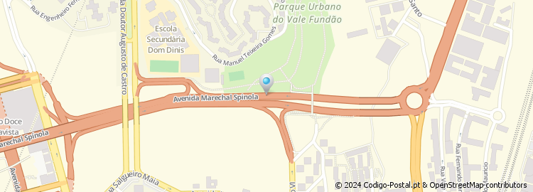 Mapa de Avenida Marechal António de Spínola