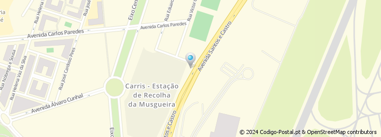 Mapa de Avenida Santos e Castro