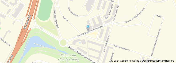 Mapa de Avenida Sérgio Vieira de Mello