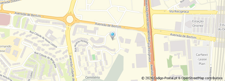Mapa de Rua Américo de Jesus Fernandes