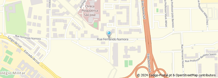 Mapa de Rua António Quadros