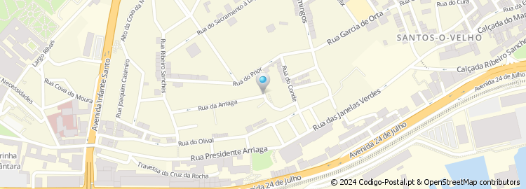 Mapa de Rua de São Francisco Borja