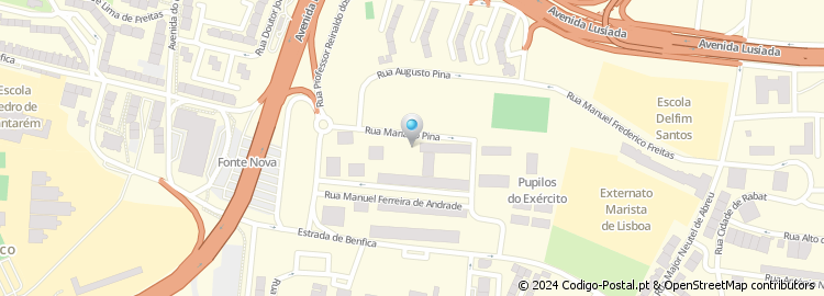 Mapa de Rua Mariano Pina