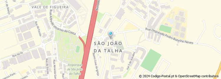 Mapa de Apartado 2002, São João da Talha
