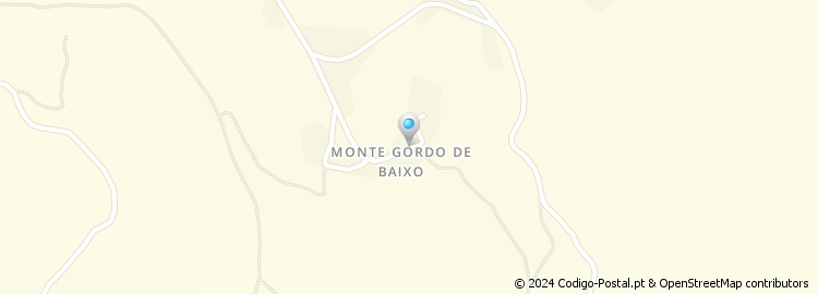 Mapa de Rua Monte Gordo de Cima