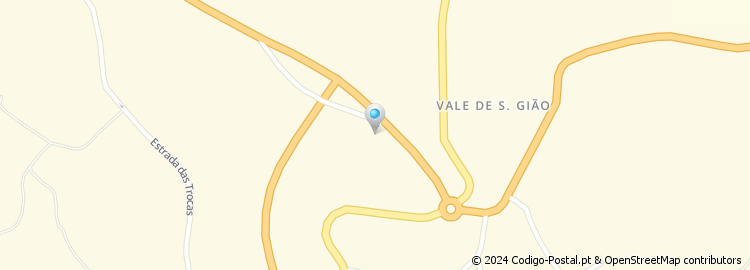 Mapa de Rua Vale São Gião