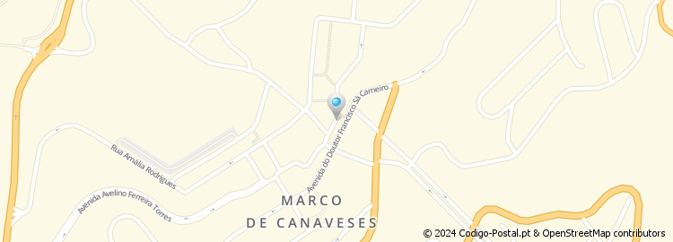 Mapa de Rua do Carvalho