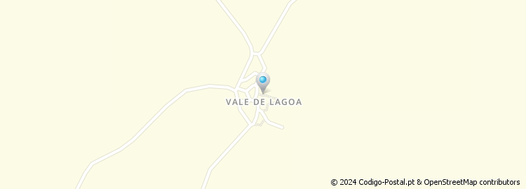 Mapa de Vale de Lagoa