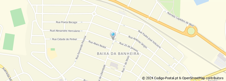 Mapa de Rua 26 de Janeiro