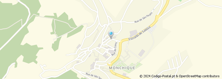 Mapa de Apartado 138, Monchique
