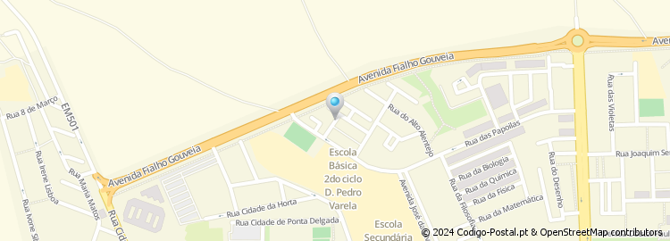Mapa de Rua Beira Litoral