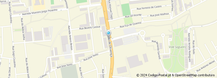 Mapa de Rua Carlos Loureiro