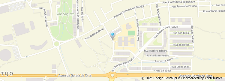 Mapa de Rua Eugénio Salvador
