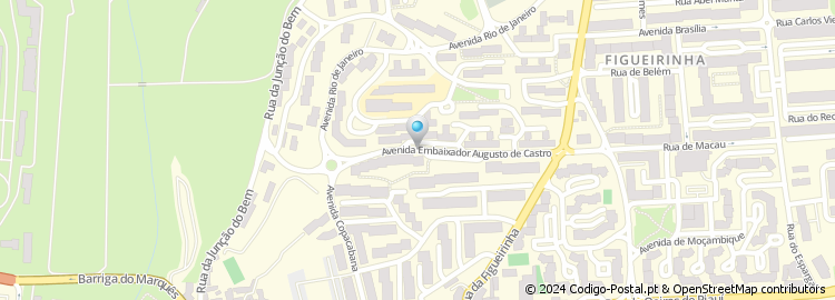 Mapa de Avenida Embaixador Augusto de Castro