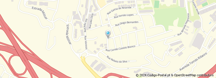 Mapa de Rua Alves Crespo