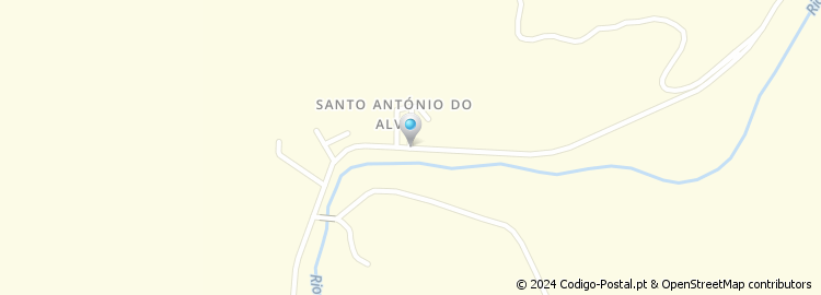 Mapa de Santo António do Alva